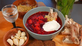 Ukrainian borsch. Recipe for real BORSCH. ENG SUB