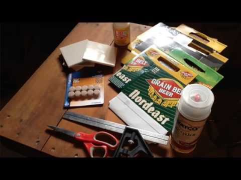 The Crafting Coach: learn how to make coasters out of beer cases The Crafting Coach: learn how to make coasters out of beer cases