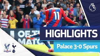 Red card and late goals hand Spurs first defeat of season | HIGHLIGHTS | Palace 3-0 Spurs