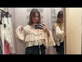 ann in focus s transparent white dress try on haul see through fashion 2025