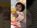 赤ちゃん？？ミルクを飲み干す動画🍼みてると意外と爽快感ある👶 baby anime milk kids