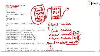 Linear Queue using Link List Part 2 | Stack and Queue | Data Structure Using C