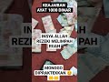 KEAJAIBAN AYAT 1000 DINAR #shorts #youtubeshorts #2022