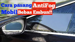 Cara pasang antifog atau anti kabut mobil