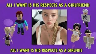 💭TEXT To Speech Emoji Group Roblox Chat Conversations - All I want is his respects as a girlfriend