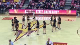 Devilettes Basketball halftime performance