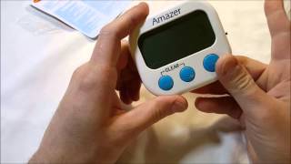 Amazer Digital Loud Kitchen Timer Unboxing Review