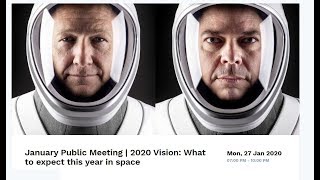 January Public Meeting | 2020 Vision: What to expect this year in space