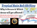 Why Tropical Rain belt shifting towards North, Disturbed rainfall patterns leading to drought/floods