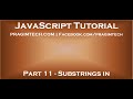 Substrings in JavaScript