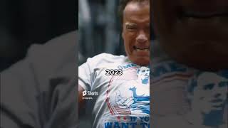 Arnold Schwarzenegger lifting weight before and after | #arnold #shorts