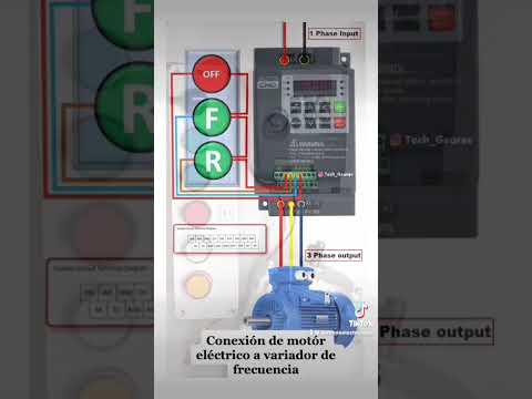 Conexión De Motor Eléctrico Aún Variador De Frecuencia - YouTube