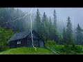 heavy rain at night to sleep well and beat insomnia thunderstorm for insomnia relaxing asmr