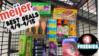 Meijer Couponing | ✨4 Freebies✨| 4.10.2023