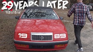 🔴 Here's a 29 Year Old Chrysler Lebaron Convertible - REVIEW \u0026 VLOG | Going back in Time to 1989!!!