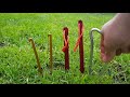 reviewing lightweight tent peg s oex tent peg s dd hammocks peg s cheap and nasty peg s