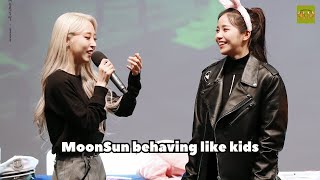 Moonsun Behaving Like Kids