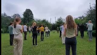 Kalsee Eco-lodge- Yoga and dance class at Kalsee Eco-lodge, the Netherlandas Camp