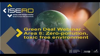 Green Deal Webinar  Area 8 Zero Pollution, Toxic Free Environment