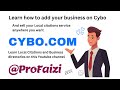 How to Add your businesses on Cybo.com | Use of Cybo | Local Citations and directories | ProFaizi