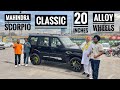 Mahindra Scorpio Classic Getting 20 Inches Alloy Wheels Installed | Best Alloy Wheels In Ludhiana