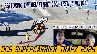 DCS F/A-18C Supercarrier Trapz 2025 EP1