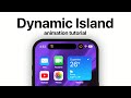 Apple Dynamic Island Animation - After Effects Tutorial