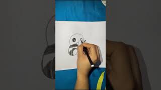 how to draw panda 🐼 #shorts #drawing