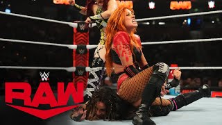 Lyra Valkyria helps Becky Lynch combat Damage CTRL and Liv Morgan: Raw highlight