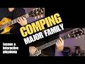 A Transformative Approach to Comping with Major Chords