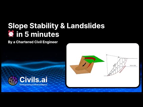 How do you know the slope is stable or unstable?