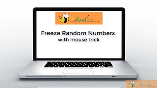 Freeze Random numbers in Excel