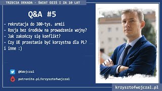 Q\u0026A #5 - Co groźniejsze, Putin i 6000 głowic czy rozpad Rosji?