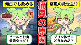 痛風の原因【ずんだもん＆ゆっくり解説】