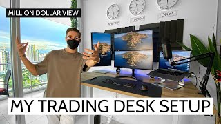 MY TRADING DESK SETUP: Million Dollar View