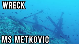 MS Metkovic Shipwreck I Adriatic Sea I Underwater drone  I 4K