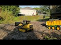 new construction sight catapiller 963 track loader 8x8 man dump truck mack komatsu 460 loader