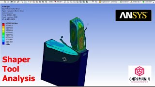 Creating and Analyzing a Shaper Tool and Workpiece in Explicit Dynamics #mechanical #ansystutorial