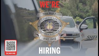 The Utah County Sheriff's office is hiring