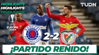 Highlights | Rangers 2-2 Benfica | Europa League 2020/21 - J4 | TUDN