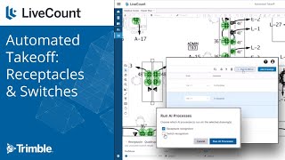 LiveCount: Automate Takeoff - Recognize Different Types of Receptacles and Switches using AI