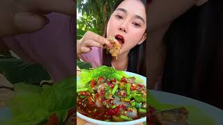 Eating food part 227#thaifood #thaifoodstagram #thaifoods #thaifoodlover # thaifoodstyl