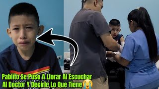 Malas Noticias, 😭Pablito se puso a llorar al oír esta noticia de lo que sufrió su brazo.