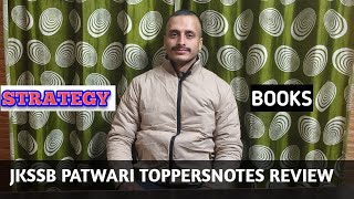 Jkssb Patwari Strategy | Best Study Material for JKSSB Patwari exam | ToppersNotes Book review