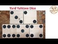 How To Make Yard Yahtzee Dice