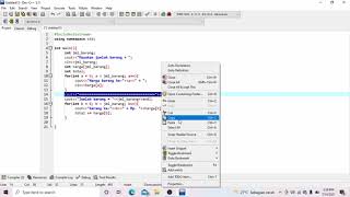 Array 1 Dimensi Count | Pemrograman C++