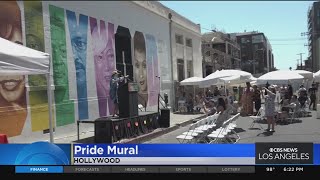 Pride mural unveiled in Hollywood