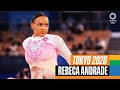 Rebeca Andrade's 🇧🇷 mesmerizing Floor Routine at Tokyo 2020!