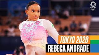 Rebeca Andrade's 🇧🇷 mesmerizing Floor Routine at Tokyo 2020!