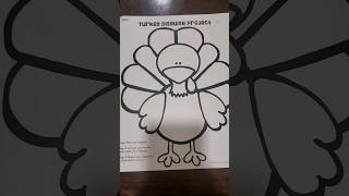 making a Tom the turkey!!! #turkey #thanksgiving #shorts